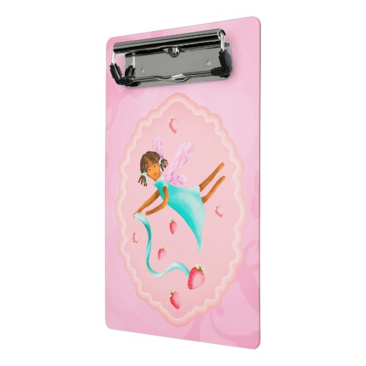 Aardbeienfee Mini Klembord (Angled2)