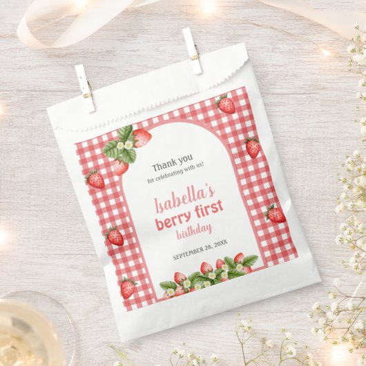 Aardbeienfeest Bedankzakje (Geknipt)