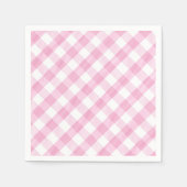 Aardbeienfeest Gingham Servet (Voorkant)