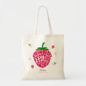 Aardbeienfestival voor altijd schattig tote bag (Voorkant)