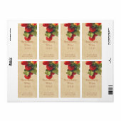 Aardbeienfles etiket (Full Sheet)