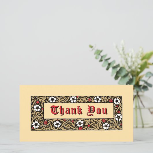 Aardbeienfruit Bloemen Bedankkaart (Staand voorkant)