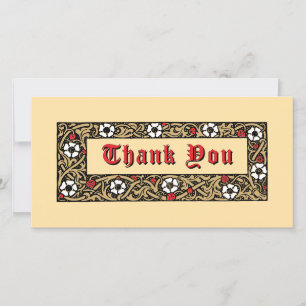 Aardbeienfruit Bloemen Bedankkaart