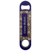 Aardbeienfruit Bloemen Speed Flessenopener (Achterkant)