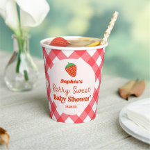 Aardbeienfruit Een besachtig Baby shower