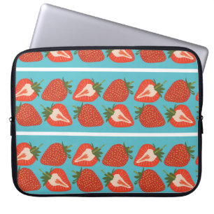 Aardbeienfruit: naadloos patroon herhalen. laptop sleeve
