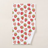 Aardbeienfruitpatroon Bad Handdoek (Handdoek)