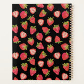 Aardbeienfruitpatroon Planner (Achterkant)