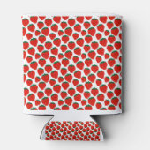 aardbeiengestoord patroon blikjeskoeler (Achterkant)