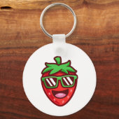 Aardbeienglimlachen Sleutelhanger (Voorkant)