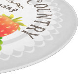 Aardbeiengrijs Snijplank (Hoek)