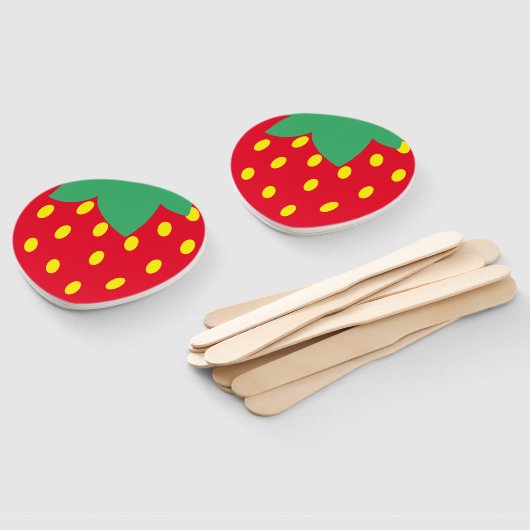 Aardbeiengunsten Handwaaier (Niet-gemonteerd)