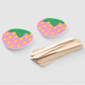 Aardbeiengunsten Handwaaier (Niet-gemonteerd)