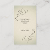 Aardbeienhart (bakken/chef/taart decoratie) v2 visitekaartje (Achterkant)