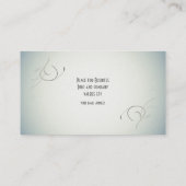 Aardbeienhart (bakken/koken/taart decoratie) visitekaartje (Achterkant)