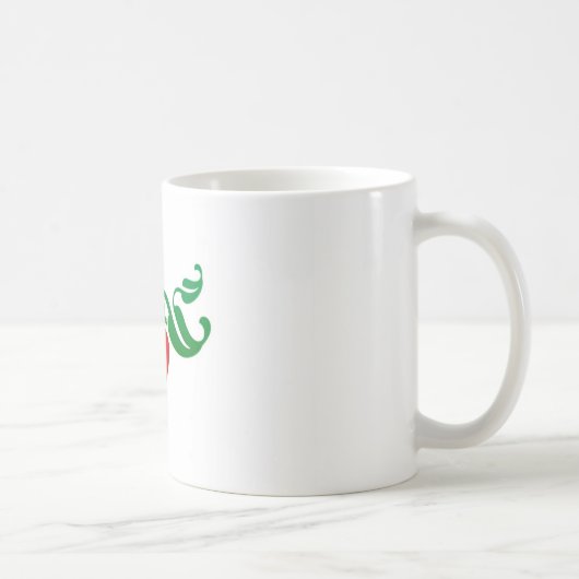 aardbeienhart koffiemok (Rechts)