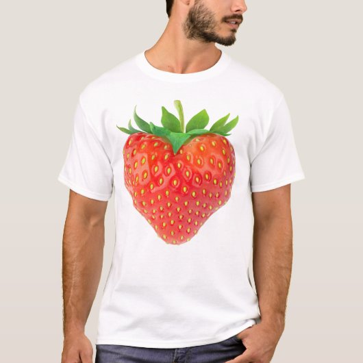 Aardbeienhart T-shirt (Voorkant)