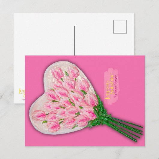 Aardbeienijs Briefkaart (Voorkant / Achterkant)