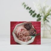 Aardbeienijs Briefkaart (Staand voorkant)