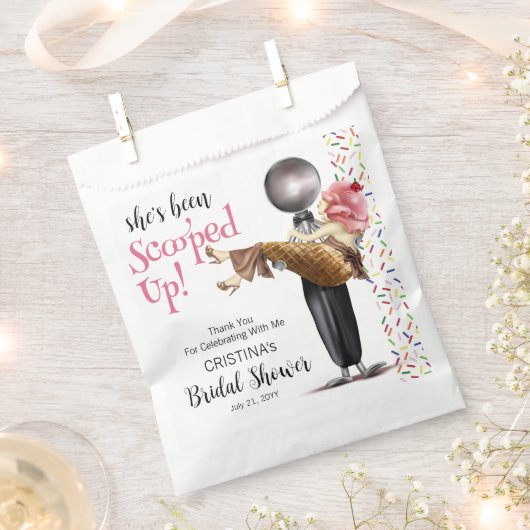 Aardbeienijs met Vrijgezellenfeest Bedankzakje (Geknipt)