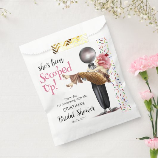 Aardbeienijs met Vrijgezellenfeest Bedankzakje (Gezegeld)