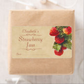 Aardbeieninbliketiket Etiket (Insitu)