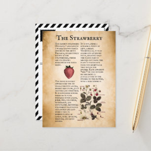 aardbeieninformatie briefkaart