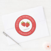 Aardbeienjam Etiket  (Envelop)