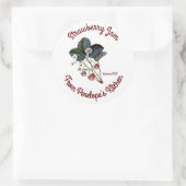  aardbeienjam Etiket op uw keuken (Tas)