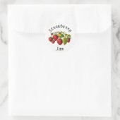 Aardbeienjam Inmaakpot Etiket (Tas)