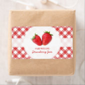 Aardbeienjam label (Insitu)