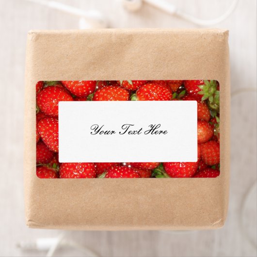 Aardbeienjam label stickers (Insitu)