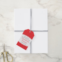 Aardbeienjam of geconserveerd rood label cadeaulabel