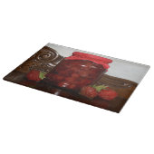 aardbeienjam snijplank (Hoek)