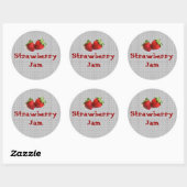 Aardbeienjam Sticker (Vel)