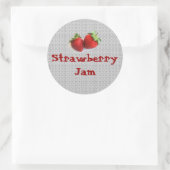 Aardbeienjam Sticker (Tas)