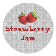 Aardbeienjam Sticker