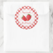 Aardbeienjam sticker (Tas)