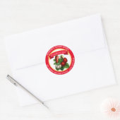Aardbeienjam Thuis Maken Inmaken Ronde Sticker (Envelop)