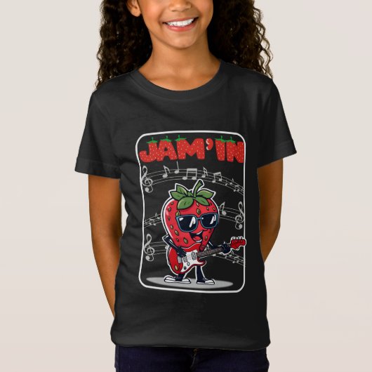 Aardbeienjam'in T-shirt (Voorkant)