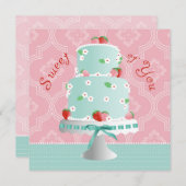 Aardbeienkap Hartelijk dank Bedankkaart (Voorkant / Achterkant)