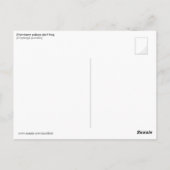 Aardbeienkikker Briefkaart (Achterkant)