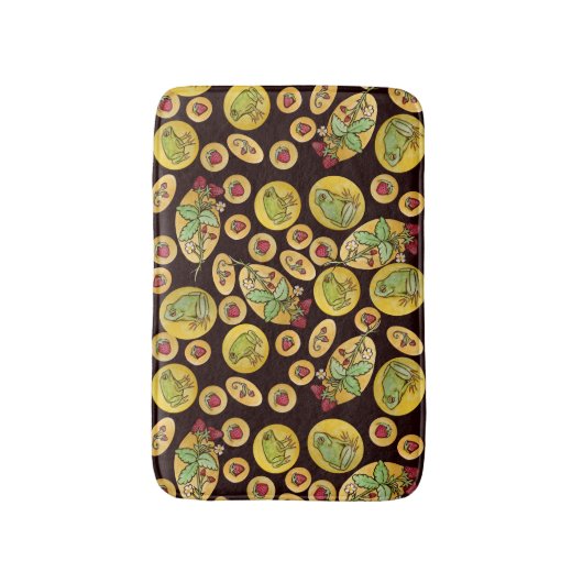 Aardbeienkikkers voor eeuver badmat (Voorkant Verticaal)