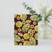 Aardbeienkikkers voor eeuver briefkaart (Staand voorkant)