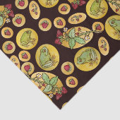 Aardbeienkikkers voor eeuver tissuepapier (Detail)