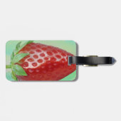 aardbeienkleuring bagagelabel (Achterkant horizontaal)