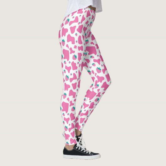 Aardbeienkoe Leggings (Rechts)