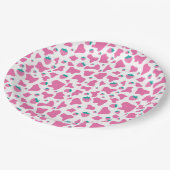 Aardbeienkoe Papieren Bordje (Gekanteld)