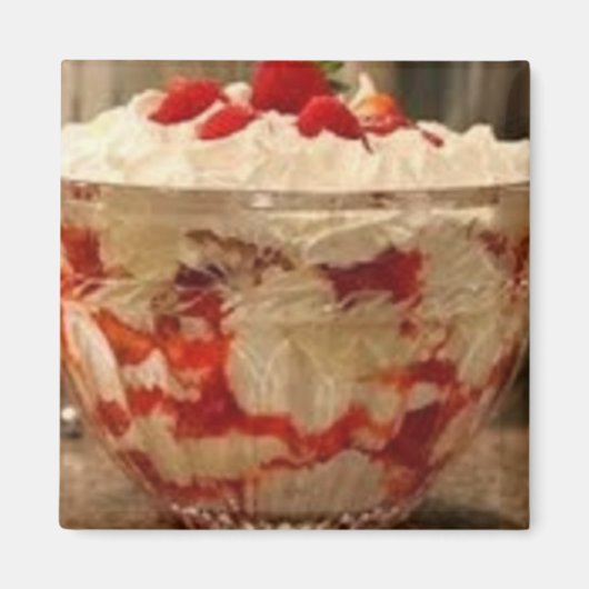 Aardbeienkookt Magnet (Voorkant)