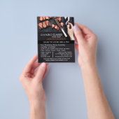 Aardbeienkorrels, Adverteren kookklassen Flyer (Hand)